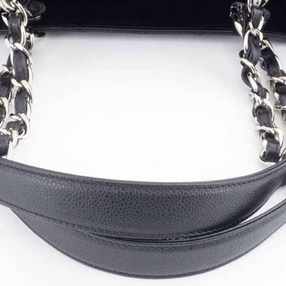 Chanel Caviar GST Chain Tote Bag A50955 Black / Silver Hardware - COA included - Picture 10 of 12